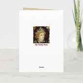 Davidson Abzeichen & Tartan Personalisiert Xmas Karte (Rückseite)