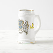 Davidson-Clan-Abzeichen & Einhorn Bierglas (VorderseiteRechts)