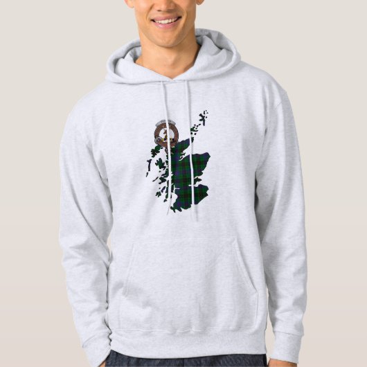 Davidson Clan Abzeichen Hoodie (Vorderseite)