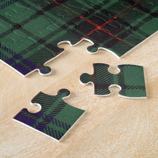 Davidson-Clan karierter schottischer Tartan Puzzle (Seite)