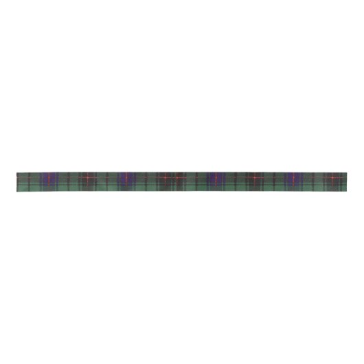 Davidson-Clan karierter schottischer Tartan Satinband (Vorderseite)