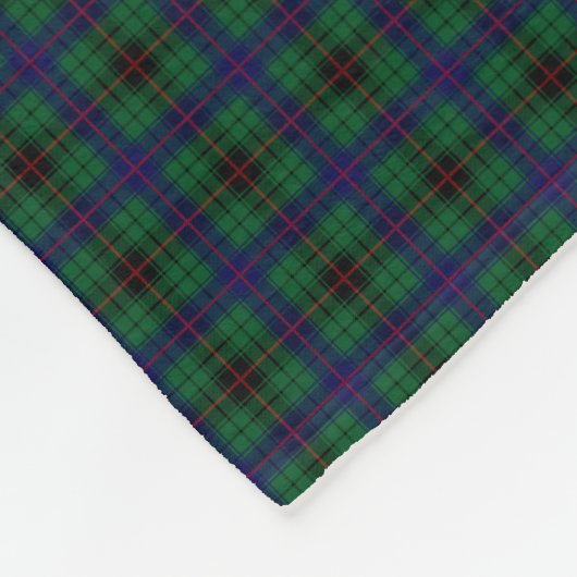 Davidson Clan Tartan Fleecedecke (Ecke)