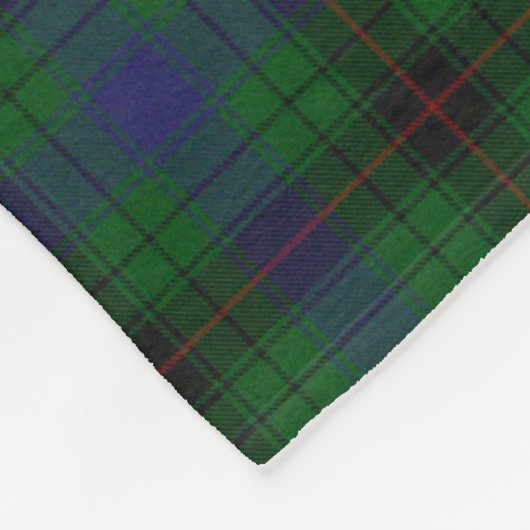 Davidson-Clantartan-karierte Fleece-Decke Fleecedecke (Ecke)