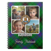 Davidson Familienfoto-Collage Notizblock (Vorderseite)