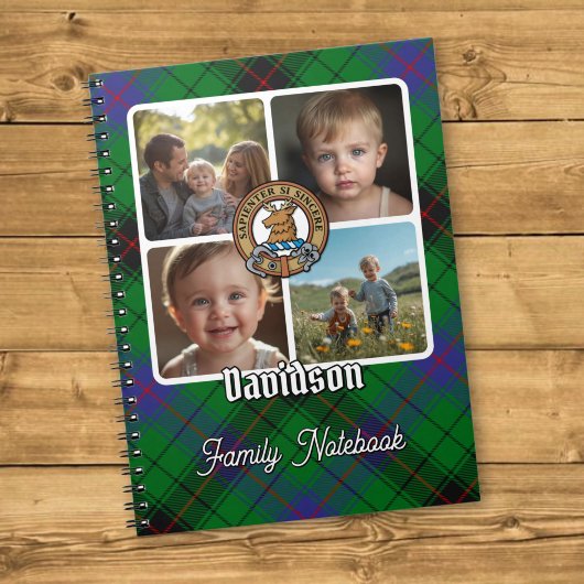 Davidson Familienfoto-Collage Notizblock