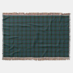 Davidson Family Tartan Waldgrün Kariert Decke
