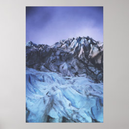Davidson Glacier Poster
