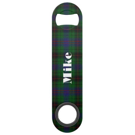 Davidson Kariert Custom Speed Bottle Opener Flaschenöffner (Vorderseite)