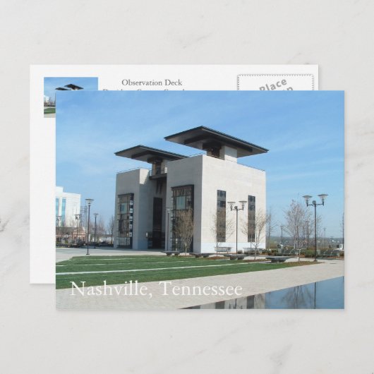 Davidson Landkreis Observation Deck Postkarte (Vorne/Hinten)