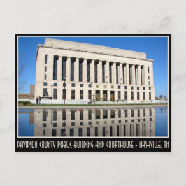 Davidson Landkreis Public Gebäude und Courthouse Postkarte