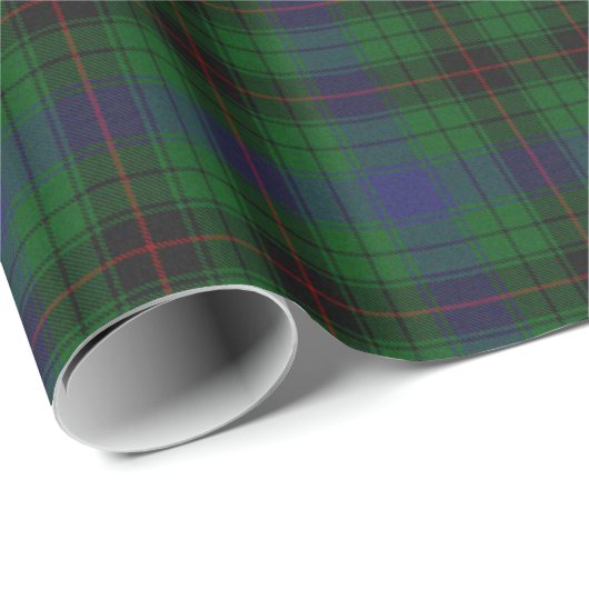 Davidson schottischer Tartan-kariertes Geschenkpapier (Rolleneckpunkt)
