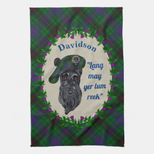 Davidson Scottie Dog Kitchen Handtuch