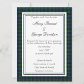 Davidson Scottish Wedding Einladung (Vorderseite)