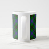 Davidson Tartan & Robin Weihnachten Jumbo-Tasse (Rückseite)