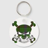 Davidson Tartan Skull Schlüsselanhänger (Vorderseite)