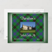 Davidson's Tulloch Castle Ale Postkarte (Vorne/Hinten)
