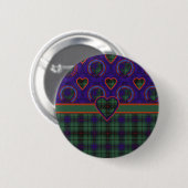 DavidsonScottishTartan Button (Vorne & Hinten)