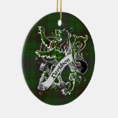 Davidsontartan-Löwe Keramik Ornament (Rechts)