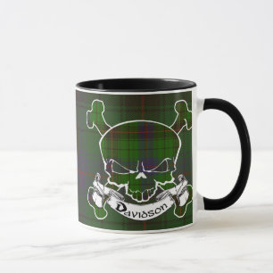 Davidsontartan-Schädel-Tasse Tasse