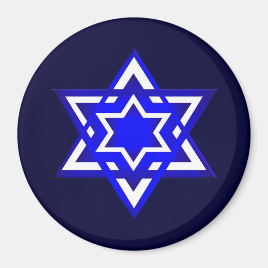 Davidsstern 3d magnet (Vorne)