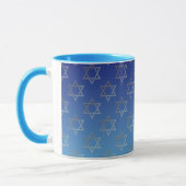 Davidsstern Auf blauem Hintergrund Tasse (Links)