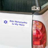 Davidsstern, Bibi NetanyahuIs mein Held Autoaufkleber (Auf Lkw)