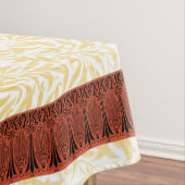 Davidsstern Blumen-Grenze Tischdecke (Beispiel)