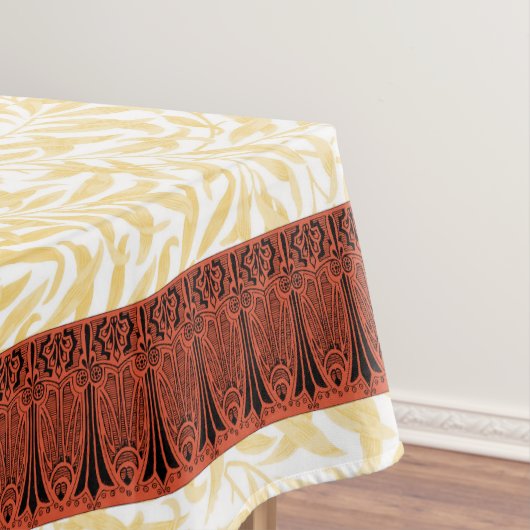 Davidsstern Blumen-Grenze Tischdecke (Beispiel)