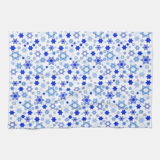 Davidsstern Chanukka Küchentuch (Horizontal)