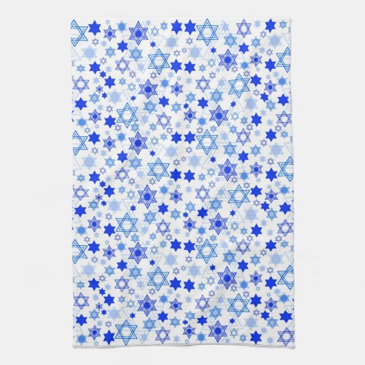 Davidsstern Chanukka Küchentuch (Vertikal)