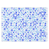 Davidsstern Chanukka Muster Tischdecke (Vorderseite (Horizontal))