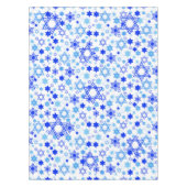 Davidsstern Chanukka Muster Tischdecke (Vorderseite)