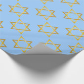 Davidsstern Chanukka Packpapier (Ecke)