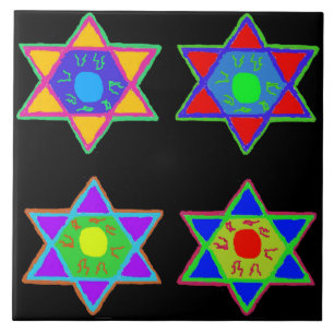 Davidsstern Fliese