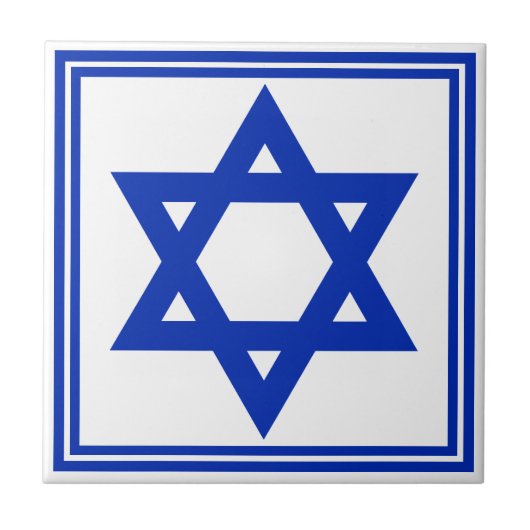 Davidsstern Fliese (Vorderseite)