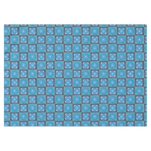 Davidsstern Floret-Blau Tischdecke