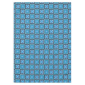 Davidsstern Floret-Blau Tischdecke (Vorderseite)