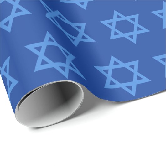 Davidsstern Geschenkpapier (Rolleneckpunkt)