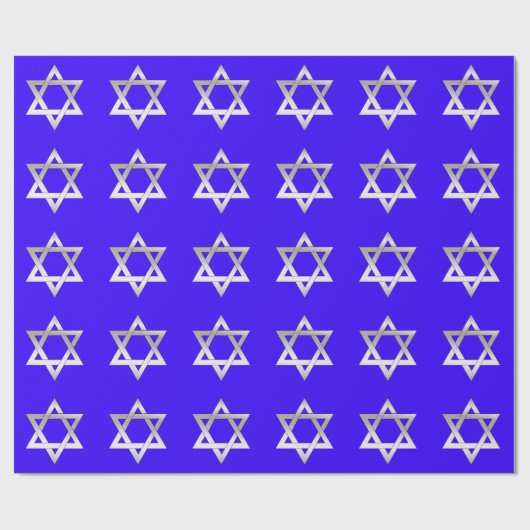 Davidsstern Geschenkpapier (Flach)
