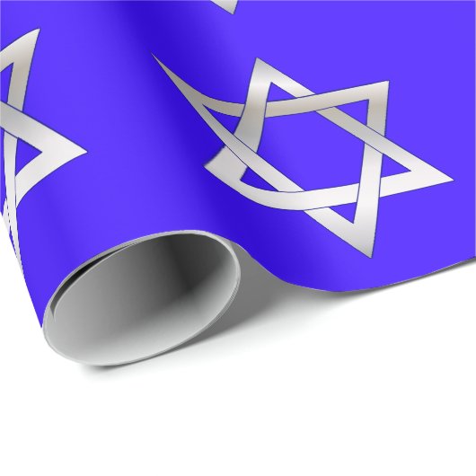 Davidsstern Geschenkpapier (Rolleneckpunkt)