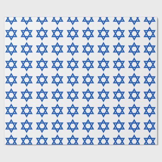 "DAVIDSSTERN " GESCHENKPAPIER (Flach)