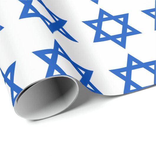 "DAVIDSSTERN " GESCHENKPAPIER (Rolleneckpunkt)