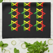 Davidsstern Geschirrtuch (Gefaltet)