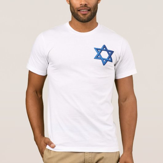 Davidsstern Jüdischen Israeli T-Shirt (Vorderseite)