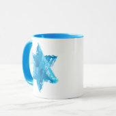 Davidsstern Kaffee-Tasse Tasse (Vorderseite Links)