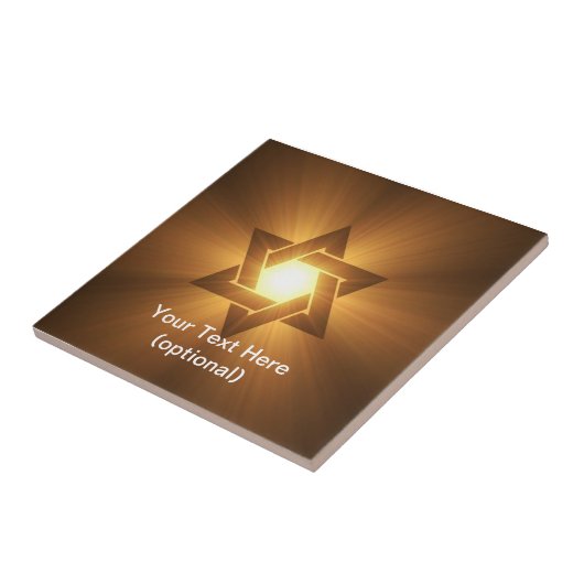 Davidsstern Keramik-Fliese Fliese (Seite)