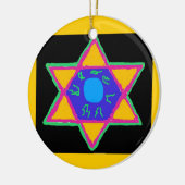 Davidsstern Keramikornament (Links)
