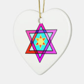 Davidsstern Keramikornament (Links)