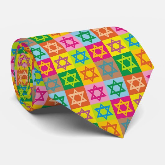 Davidsstern Krawatte (Gerollt)
