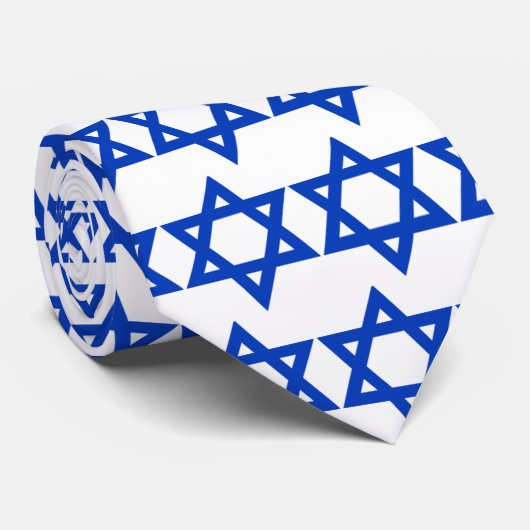 Davidsstern Krawatte (Gerollt)